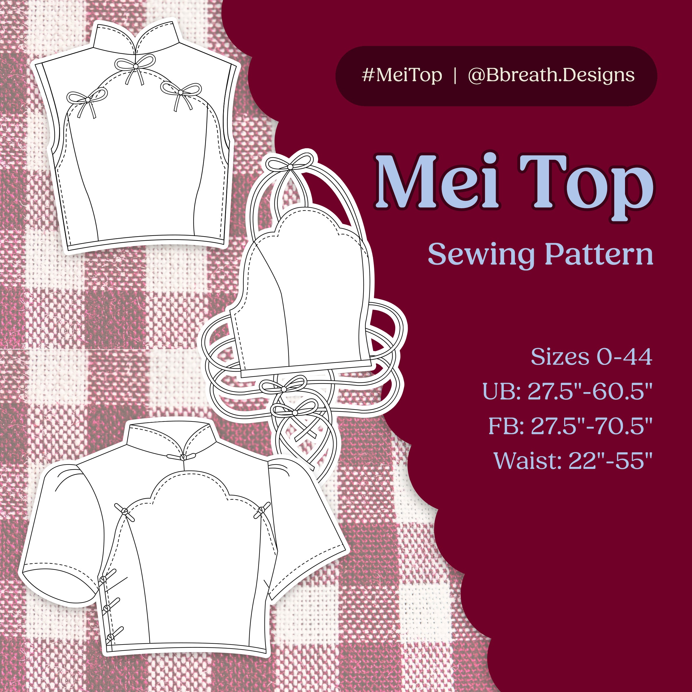 Mei Top Sewing Pattern | BBreath Designs
